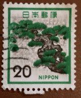 Japan 1972 T. Kano: Mountain Pine 20Y - Used - Usados