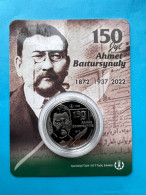 KAZAKHSTAN: 2022 Melkhior 100 Tenge 150 Years Of Ahmet Baitursynov Blister BU - Kazakistan