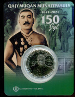 KAZAKHSTAN: 2021 Melkhior 100 Tenge Proof QAJYMUQAN Athlete Fighter Blister BU - Kazakhstan