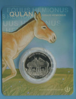 KAZAKHSTAN: 2021 Melkhior 100 Tenge Horse Equus Hemionus Qulan Kulan BU Blister - Kazakhstan