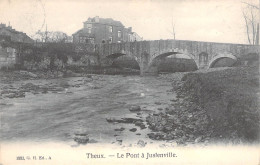 Belgique - Theux - Le Pont à Juslenville - Edit. G.H. - Rivière  - Carte Postale Ancienne - Verviers