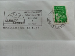 Mantes La Jolie Ppal, APEI, L'envol - Mechanical Postmarks (Advertisement)