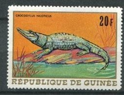 GUINEE Reptile, Reptiles, Crocodile.  Yvert N° 366. Neuve Sans Charniere. MNH ** - Andere & Zonder Classificatie