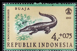 INDONESIE Reptile, Reptiles, Crocodile.  Yvert N° 496. Neuve Sans Charniere. MNH ** - Sonstige & Ohne Zuordnung