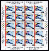 Croatia 2002 / Winter Olympic Games Salt Lake City / Alpine Skiing / MNH Stamps Sheet - Invierno 2002: Salt Lake City
