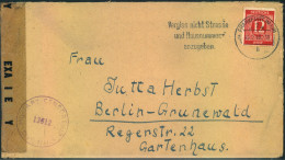 1946, Fernbrief 12 Pfg. Ziffer In Frühverwendung „FRANKFURT (MAIN)  25.2.46“ - Other & Unclassified