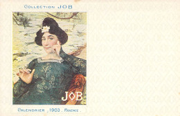 Illustrateur - Calendrier 1903 - Maxence - Collection Job - Personnage Qui Fume - Carte Postale Ancienne - Otros & Sin Clasificación