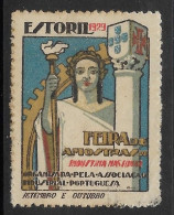 Portugal Vignette Feira De Amostras Foire Industriale Estoril 1929 Industrial Fair Cinderella - Local Post Stamps