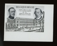 1576 Academie Lettres Française De Belgique. Roi Albert  Parfaits Neufs **   Tirage 1000 Ex.  N° 703 Au Verso - 1961-1980