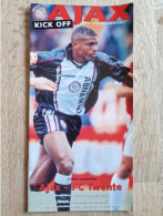 Programme Ajax - FC Twente - 18.10.1998 - Holland - Program - Football - Oliseh - Habillement, Souvenirs & Autres