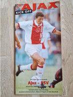 Programme Ajax - PSV Eindhoven - 15.11.1998 - Holland - Program - Football - Arveladze - Habillement, Souvenirs & Autres