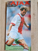 Programme Ajax - MVV Maastricht - 6.12.1998 - Holland - Program - Football - Danny Blind - Habillement, Souvenirs & Autres