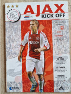 Programme Ajax - FC Twente - 24.9.2011 - Holland - Program - Football - Siem De Jong - Habillement, Souvenirs & Autres