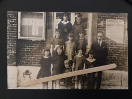 PHOTO CARTE 1925 « PRÈS DE BILSTAIN L’ÉCOLE DE M DAUME «  GROUPE SCOLAIRE - Limburg