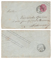 1876 Stuttgart, Wurttemberg, Germany To Schorndorf - Envelope Cover Stationary - Otros & Sin Clasificación