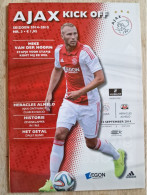 Programme Ajax - Heracles Almelo - 13.9.2014 - Holland - Program - Football - Mike Van Der Hoorn - Habillement, Souvenirs & Autres