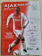 Programme Ajax - AZ Alkmaar - 5.2.2015 - Holland - Program - Football - Riechedly Bazoer - Habillement, Souvenirs & Autres