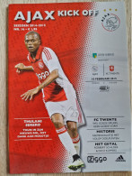 Programme Ajax - FC Twente - 15.2.2015 - Holland - Program - Football - Thulani Serero - Habillement, Souvenirs & Autres