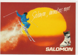 Sports D'hiver - Ski Alpin - Publicité Salomon - Fixation - Sports D'hiver