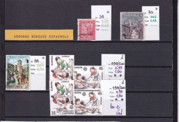 UN LOT DE 7 TIMBRES NEUFS**, OBLITéRéS - Sammlungen