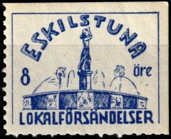 SUÈDE / SWEDEN - Local Post ESKILSTUNA 8öre Blue (imperf Top & Right) - Mint NH** - Local Post Stamps