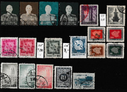 23-054 Republic Of China 1953-1965 Lot Of Stamps Including Mi 189 And 568  Used O - Gebraucht