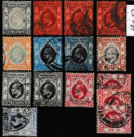 23-061 Hong Kong 1904-1907 King Edward VII. Definitives Wmk Mult Crown CA Used O - Used Stamps