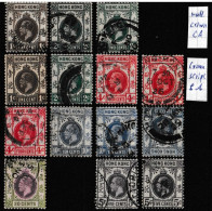 23-062 Hong Kong 1912-1931 Lot Of King George V. Definitives, See Wmk. Descriptions! Used O - Oblitérés