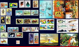 Ref. BR-Y1988 BRAZIL 1988 - ALL STAMPS ISSUED, FULLYEAR, SCOTT 2125-2160+RA24, MNH, . 43V - Años Completos
