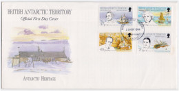 Ernest Shackleton, Robert Falcon Scott, James Clark, J.Cook, Antarctic Heritage, Explorer Expeditions Ship Surcharge FDC - Polar Explorers & Famous People