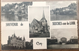 CPSM SEICHES 49 Multivues - Seiches Sur Le Loir