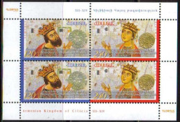 Armenia MNH Cat# 656-657S Cilician Kingdom Of Armenia MNH Souvenir Sheet Containing Two Free Shipping - Armenia