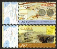 Armenia MNH Cat# 689-690 Ancient Capitals Of Armenia MNH Scott #1006-1007 Date Of Issue Free Shipping - Armenia