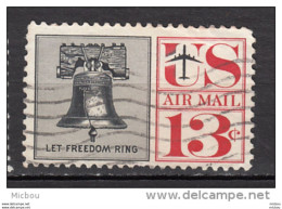 ##10, USA, Cloche, Bell, Avion, Plane, Liberté, Freedom, Poste Aérienne, Airmail - 3a. 1961-… Usati