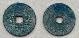 Ancient Annam Coin Han Nguyen Thanh Bao Ho Dynasty 1400-1407 Dr. Allan Barker 124.1 - Vietnam