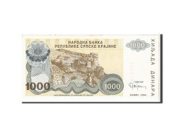 Billet, Croatie, 1000 Dinara, 1992, KM:R30a, SUP - Croatie