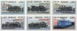 81478 MNH MONACO 1968 CENTENARIO DEL ENLACE FERROVIARIO CON NIZA - Otros & Sin Clasificación