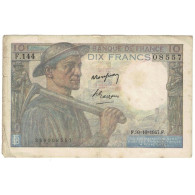 France, 10 Francs, Mineur, 1947, F.144, TB+, Fayette:8.18, KM:99f - 10 F 1941-1949 ''Mineur''