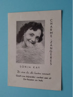 SONJA KAY > Fan Kaart ( Zie / Voir Scans ) Charme Zangeres ! - Chanteurs & Musiciens