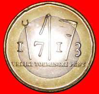 * WEAPON 1713: SLOVENIA  3 EURO 2013 UNC MINT LUSTRE! UNCOMMON! BI-METALLIC! · LOW START! · NO RESERVE!!! - Eslovenia