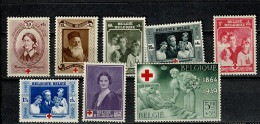 BELG.1939 496-503* : Serie Croix Rouge/rode Kruis - Neufs