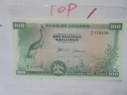 OUGANDA 100 SHILLINGS 1966 Neuf/UNC (B.29) - Ouganda