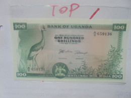 OUGANDA 100 SHILLINGS 1966 Neuf/UNC (B.29) - Oeganda