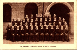 15981 Cpa Birmanie - Maymyo Groupe De Soeurs Indigènes - Myanmar (Burma)