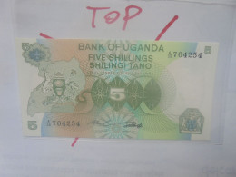 OUGANDA 5 SHILLINGS 1982 Neuf/UNC (B.29) - Oeganda