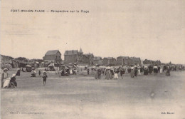 FRANCE - 80 - FORT MAHON - Perspective Sur La Plage - Carte Postale Animée - Fort Mahon