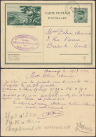 Belgique 1930- Entier Postal Sur Carte Postale De Maurage à Destination Braine-le-Comte ............(DD) DC-11476 - 1931-1934 Kepi