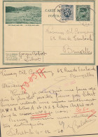 Belgique 1930 - Entier Postal Sur Carte Postale De Sibret à Destination Bruxelles.........(DD) DC-11478 - 1931-1934 Kepi