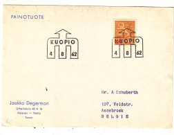 Finlande - Carte Postale De 1962 - Oblit Kuopio - - Storia Postale