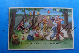 Charleroi Un Bonjour Petit Carnette /camping - Mechanical